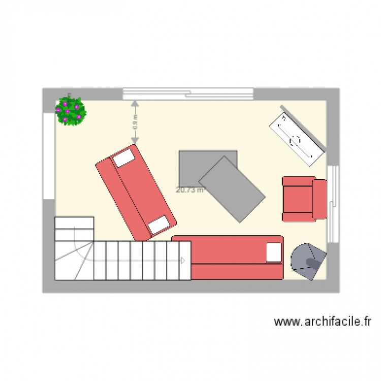 salon 4. Plan de 0 pièce et 0 m2