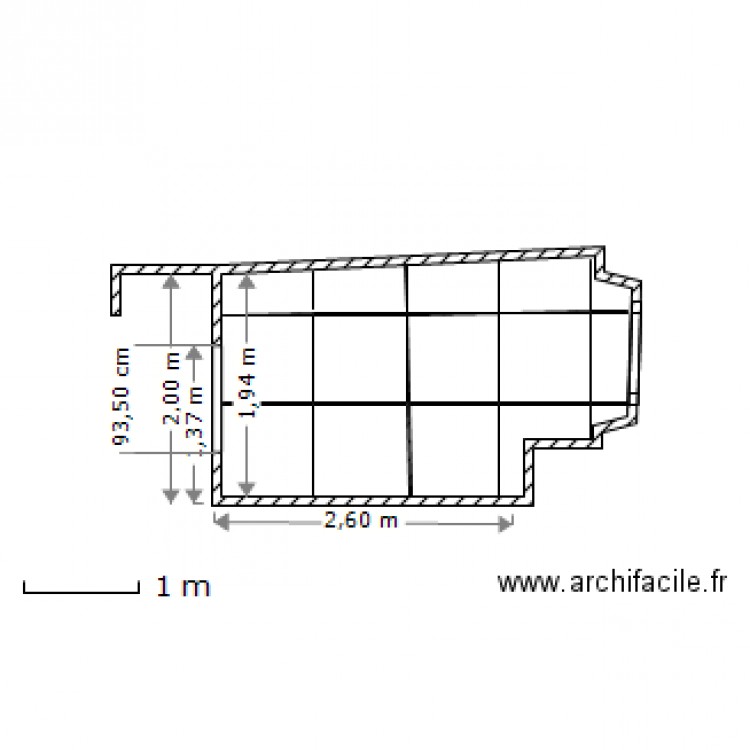 calepinage carrelage. Plan de 0 pièce et 0 m2