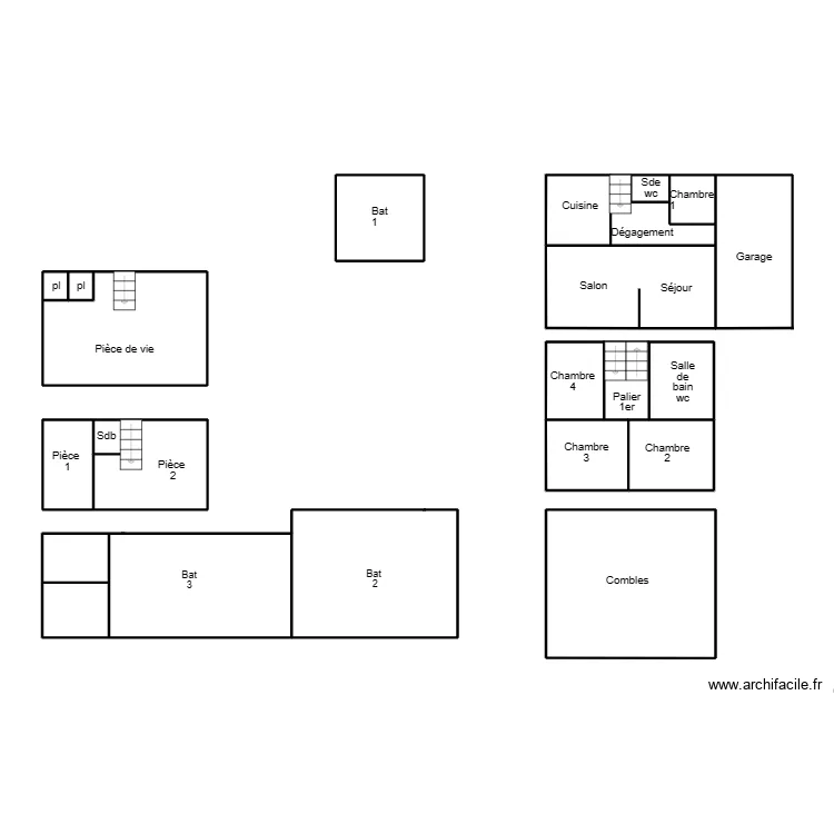 LOQUEFFRET RENARD. Plan de 