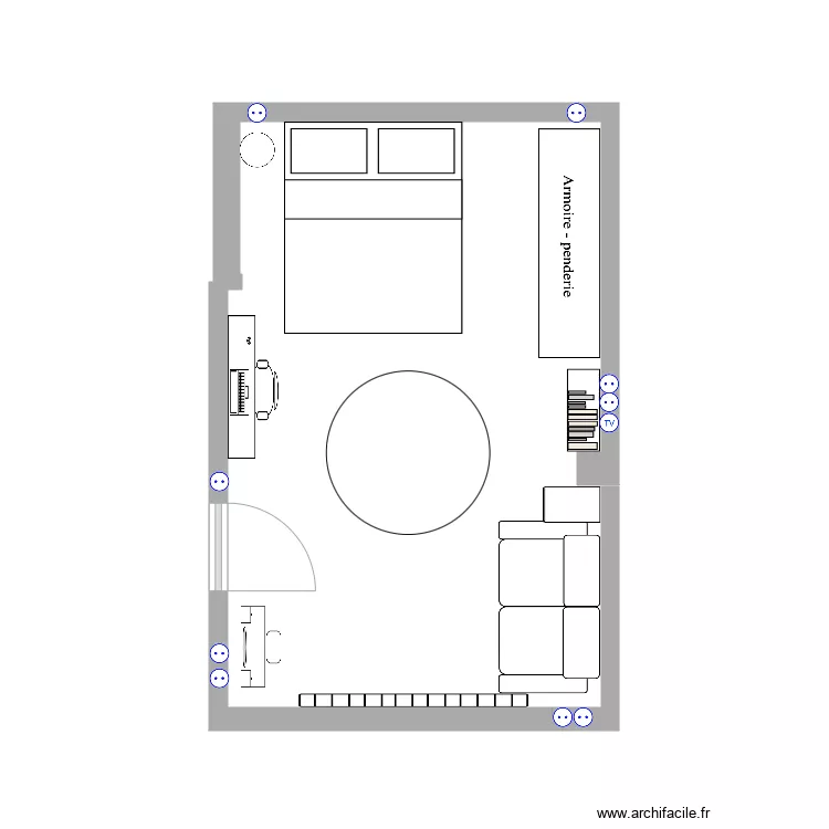 Chambre Bruxelles. Plan de Chambre Bruxelles. Plan de