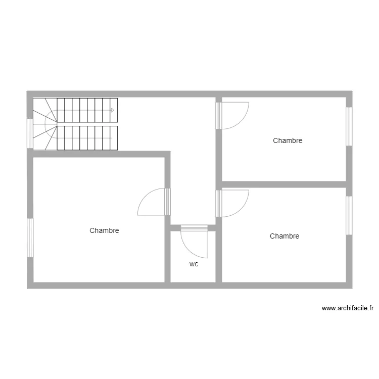 Chavat &eacute;tage. Plan de 