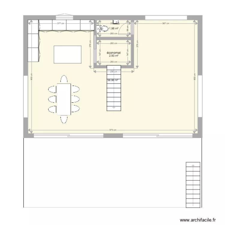 1er &eacute;tage. Plan de 