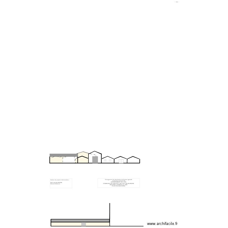 CROTTET VUE DE FACE 2. Plan de 0 pièce et 0 m2