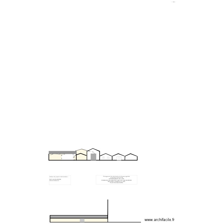 CROTTET VUE DE FACE 2. Plan de 8 pièces et 168 m2