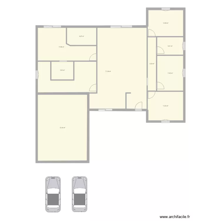 maison neuve. Plan de maison neuve. Plan de
