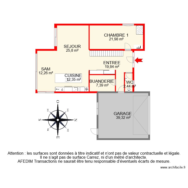 BI 6666 RDC . Plan de 0 pièce et 0 m2