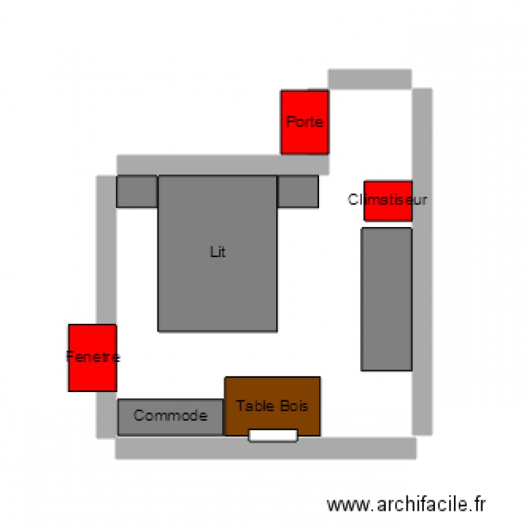 Plan chambre 2014 terminé  27 07 2014. Plan de 0 pièce et 0 m2