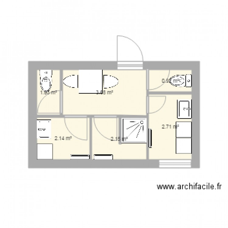 Vestiaires2. Plan de 0 pièce et 0 m2