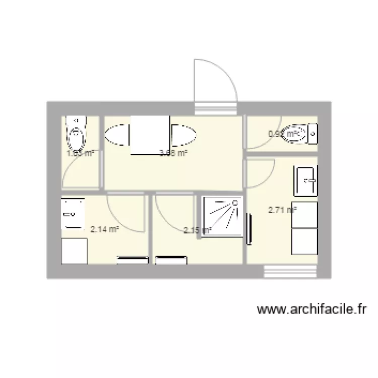 Vestiaires2. Plan de 
