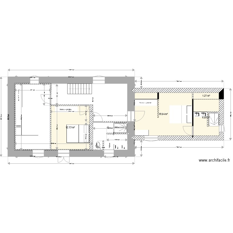 Plan étage 1 2. Plan de 0 pièce et 0 m2