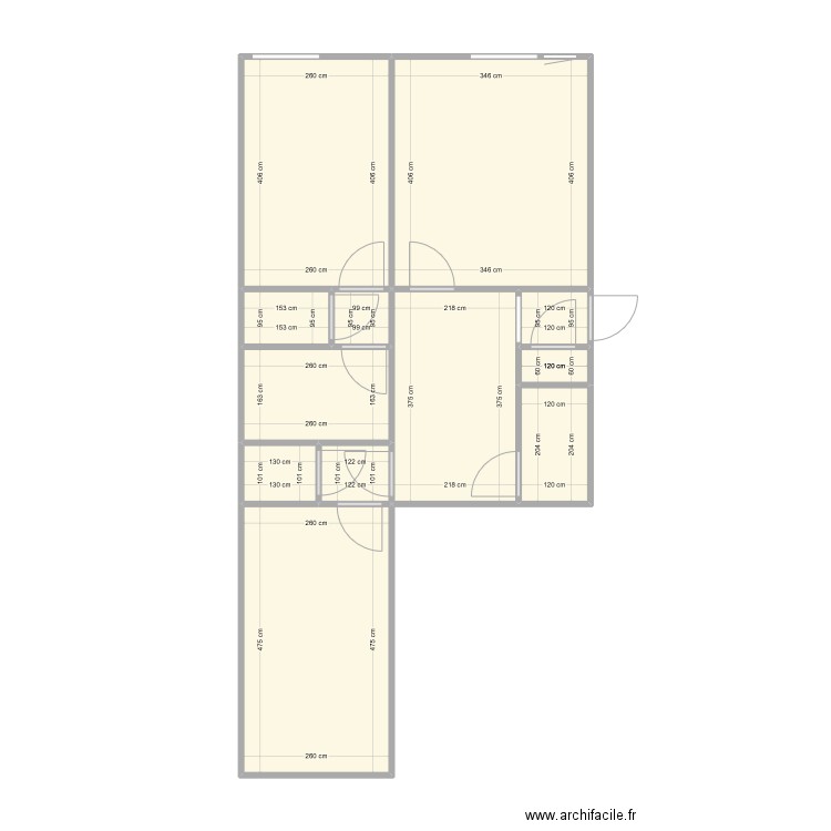 appartement. Plan de 0 pièce et 0 m2