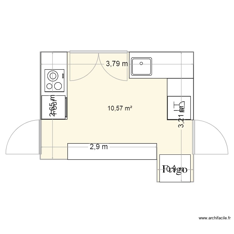 cuisine 3. Plan de 0 pièce et 0 m2