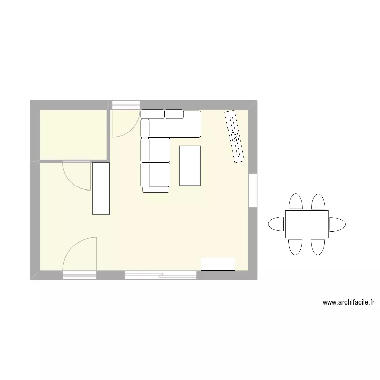 salon vertou. Plan de 