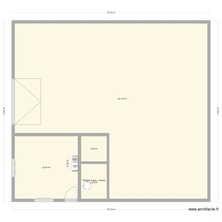 Grange Philippe. Plan de 
