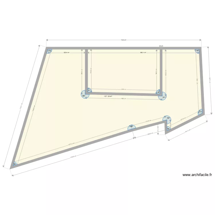 terrasse pascal. Plan de 