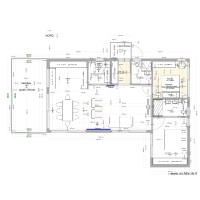 PLAN REZ L 81 M2 HABITABLE - 2 chambres -METAL DC