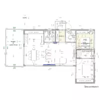 PLAN REZ L 81 M2 HABITABLE - 2 chambres -METAL DC