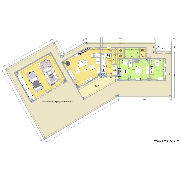 PLAN 09 11 21. Plan de 15 pièces et 537 m2