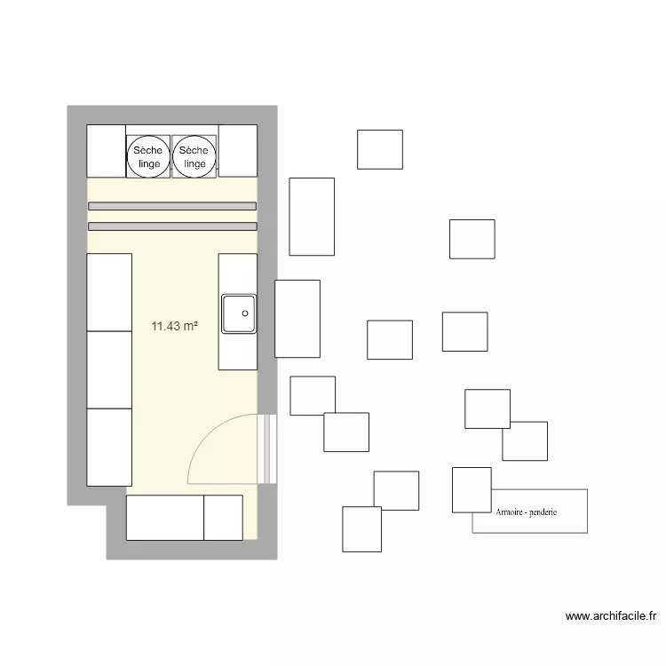 buanderie final2. Plan de 
