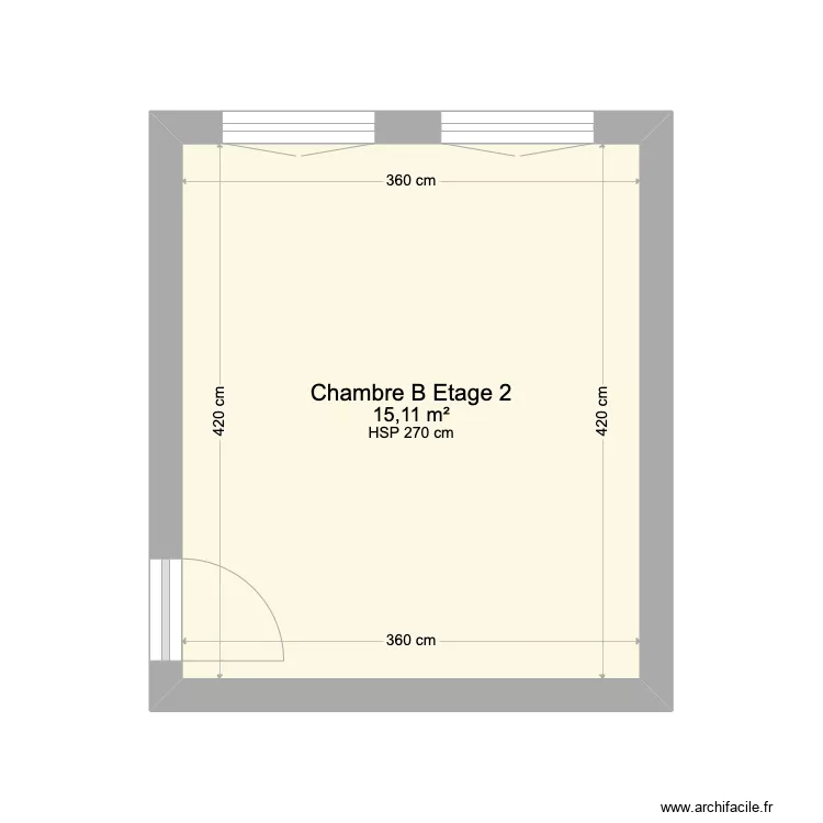 Maison Guy Lechien Chambre B Etage 2. Plan de Maison Guy Lechien Chambre B Etage 2. Plan de