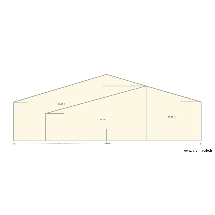 corinne facade ouest pas touche. Plan de 0 pièce et 0 m2