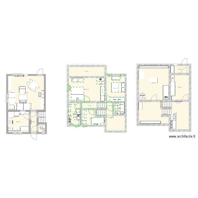 MAISON. Plan de 0 pièce et 0 m2