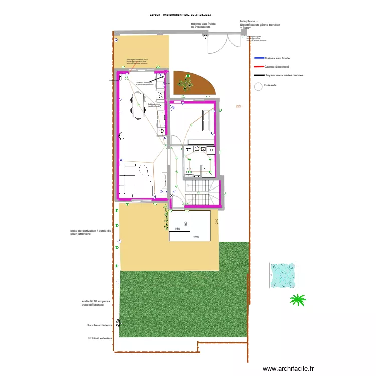 Plan am&eacute;nagement jardin 3. Plan de 