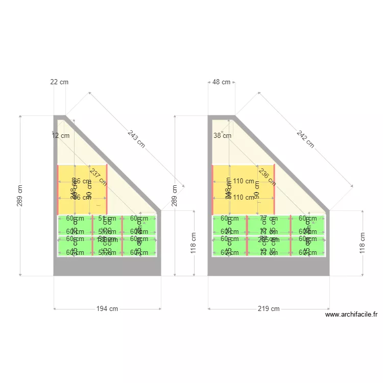 DRESSING BETHUNE. Plan de DRESSING BETHUNE. Plan de