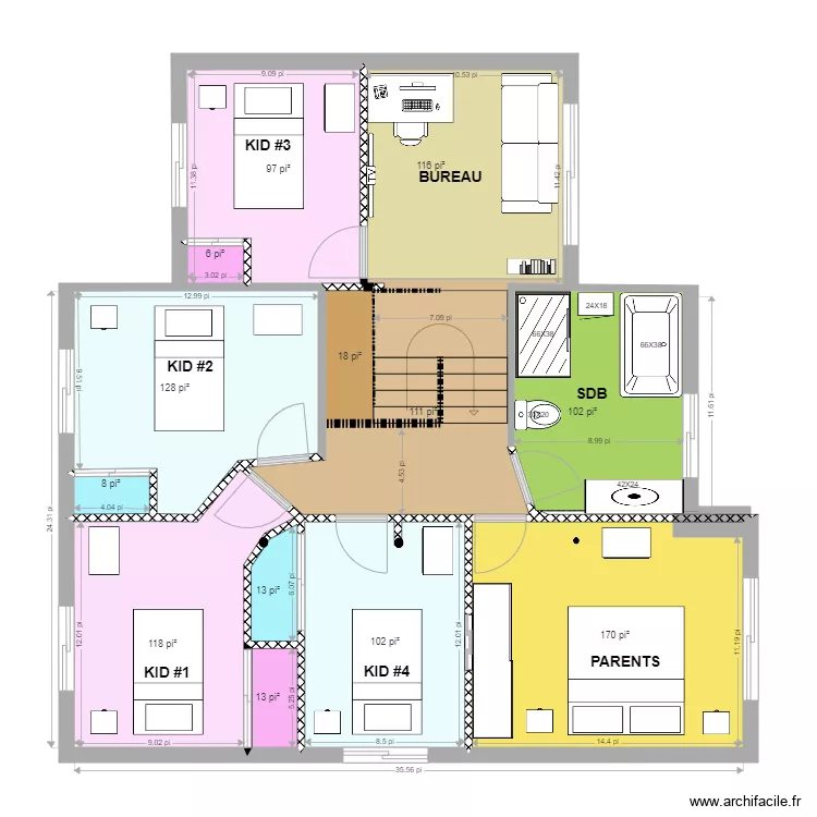 etag2 chablis10. Plan de 