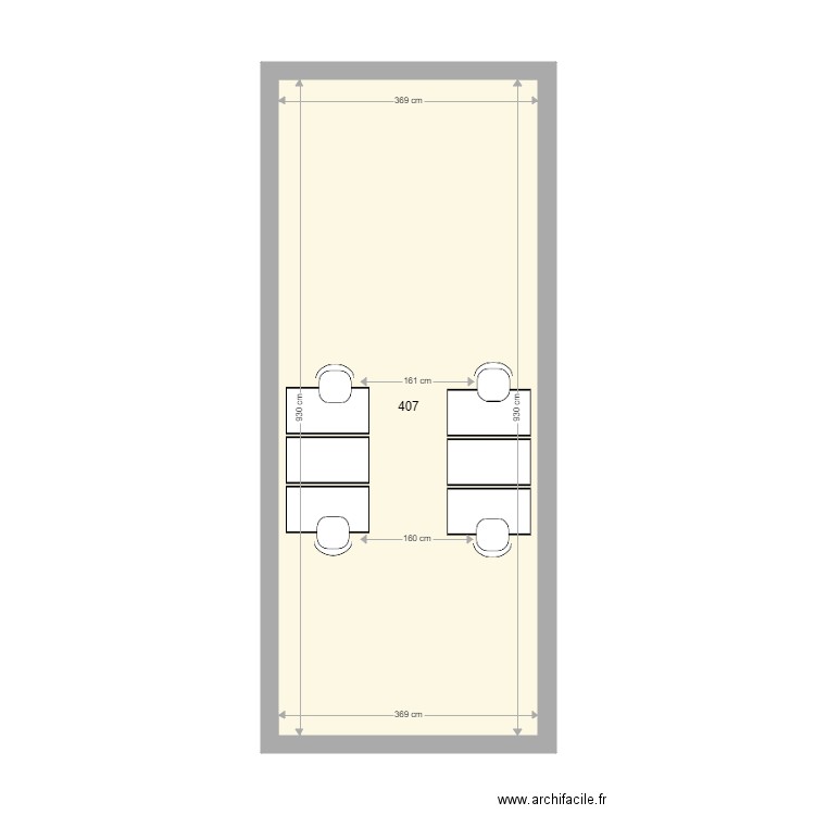 407 oraux. Plan de 0 pièce et 0 m2