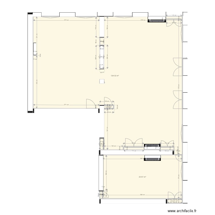 29 crs FR v0 à nu. Plan de 0 pièce et 0 m2