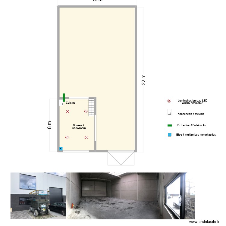Daurema Beersel Etage1 V3. Plan de 2 pièces et 246 m2