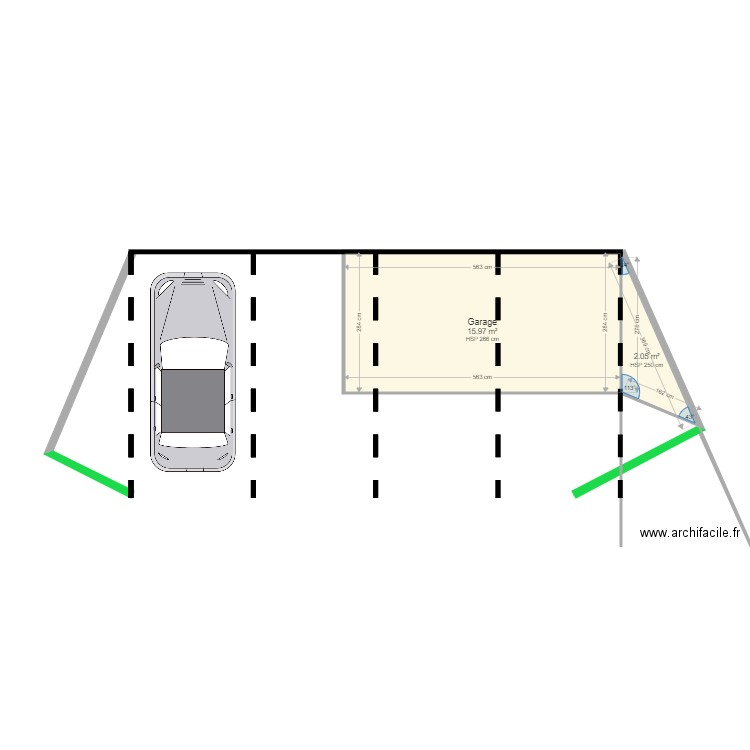 place de parc avec couvert. Plan de 0 pièce et 0 m2