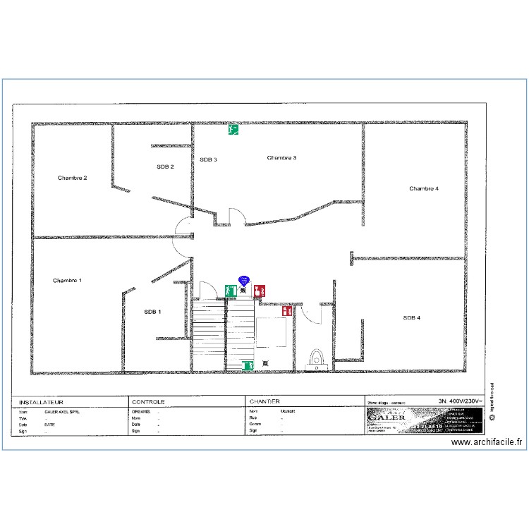 Ucimont Evacuation 2ème. Plan de 0 pièce et 0 m2