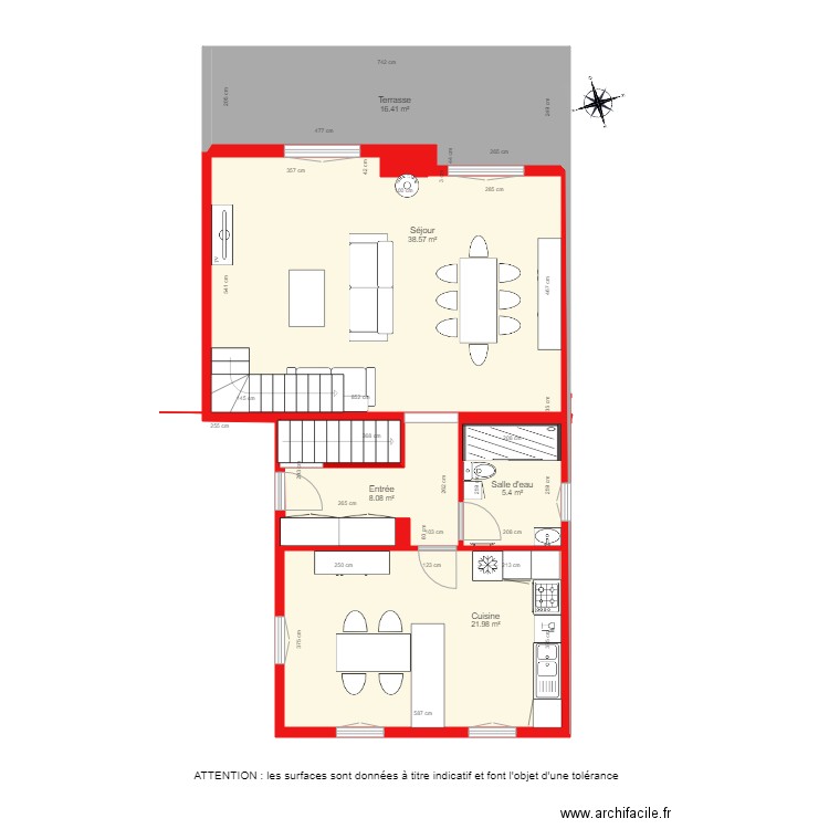 BI 2538 RDC. Plan de 0 pièce et 0 m2