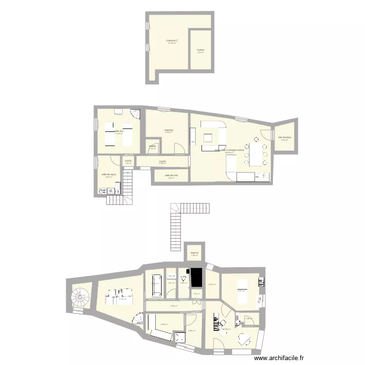 maison capes. Plan de maison capes. Plan de