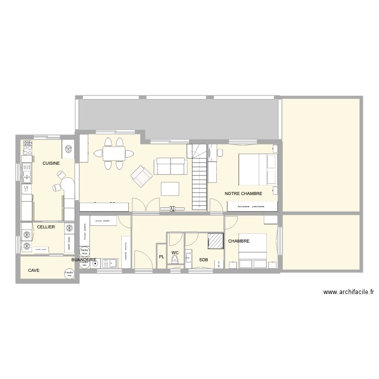 LA ROQUE SB ET BB AGRANDISSEMENT. Plan de 0 pièce et 0 m2