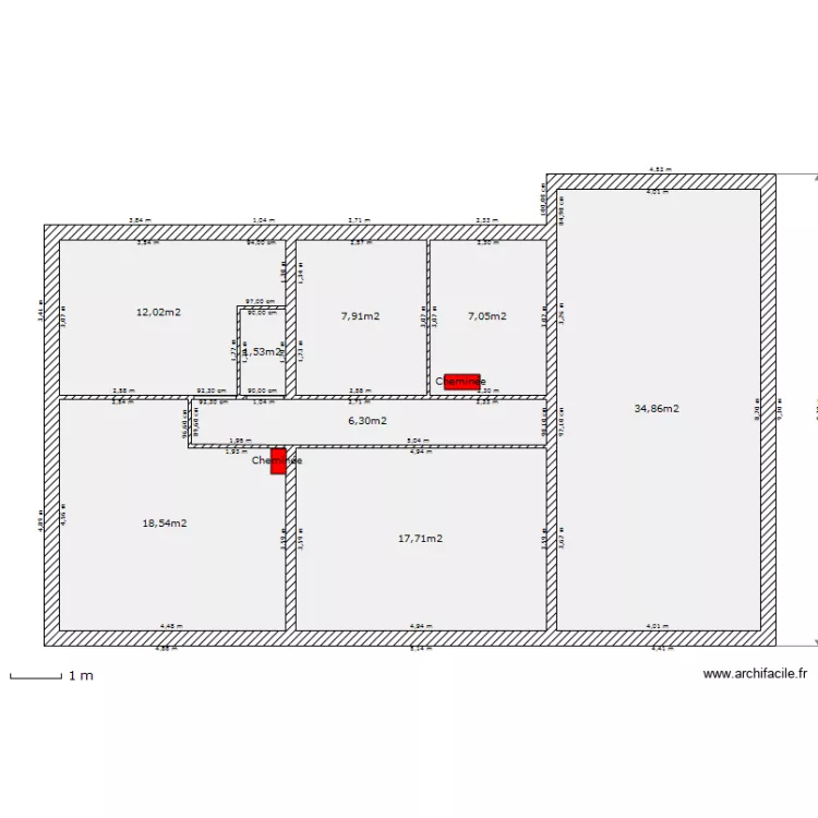 Maison-Etage-24-03. Plan de 