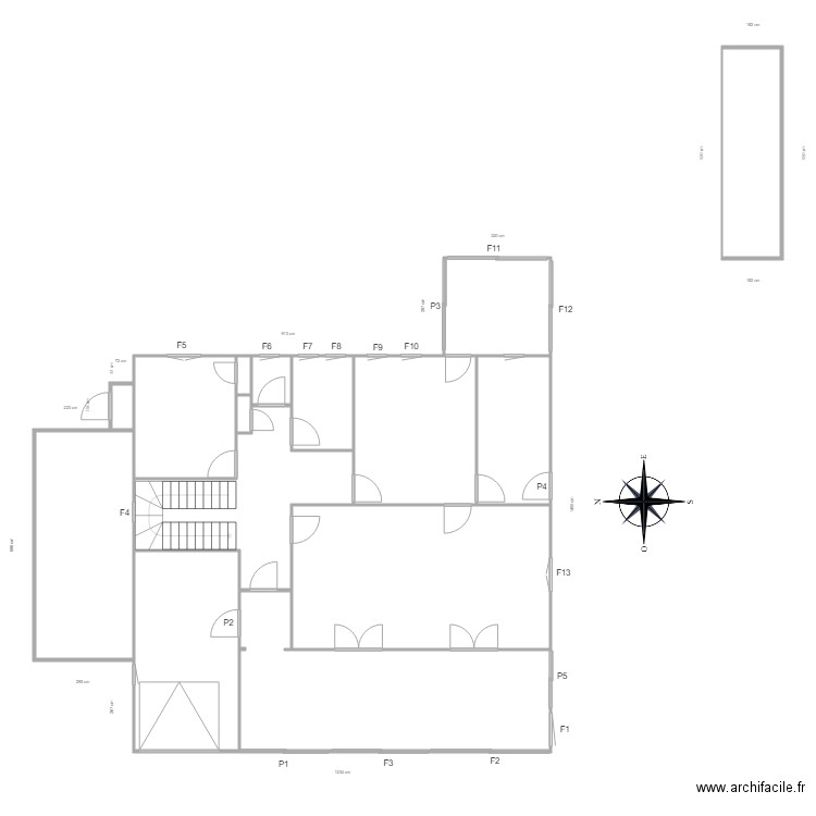 PALLIER RDC. Plan de 0 pièce et 0 m2