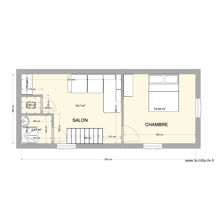 noèmie gîte 1 ETAGE. Plan de 0 pièce et 0 m2