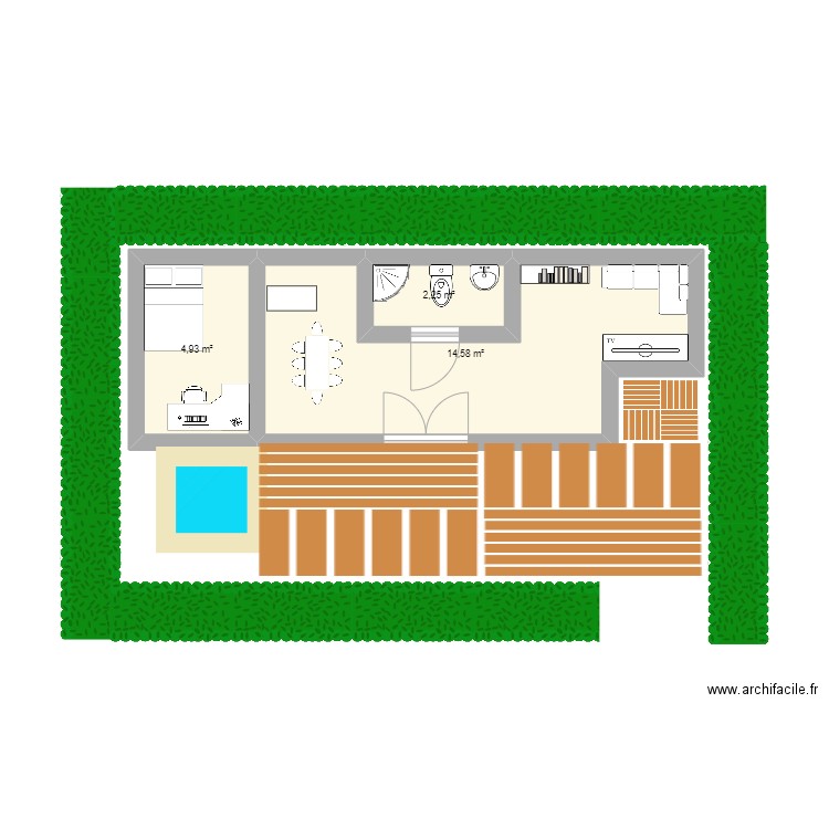 minecraft. Plan de 0 pièce et 0 m2