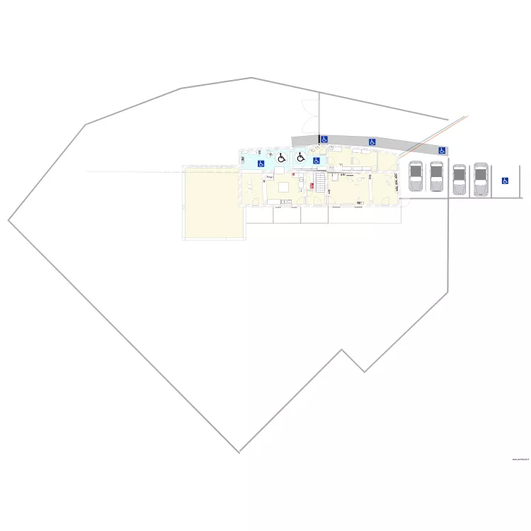 rdc acces pmr. Plan de 