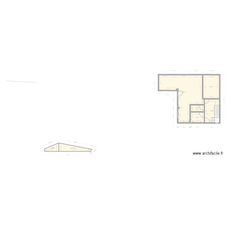 plan poteaux . Plan de 0 pièce et 0 m2