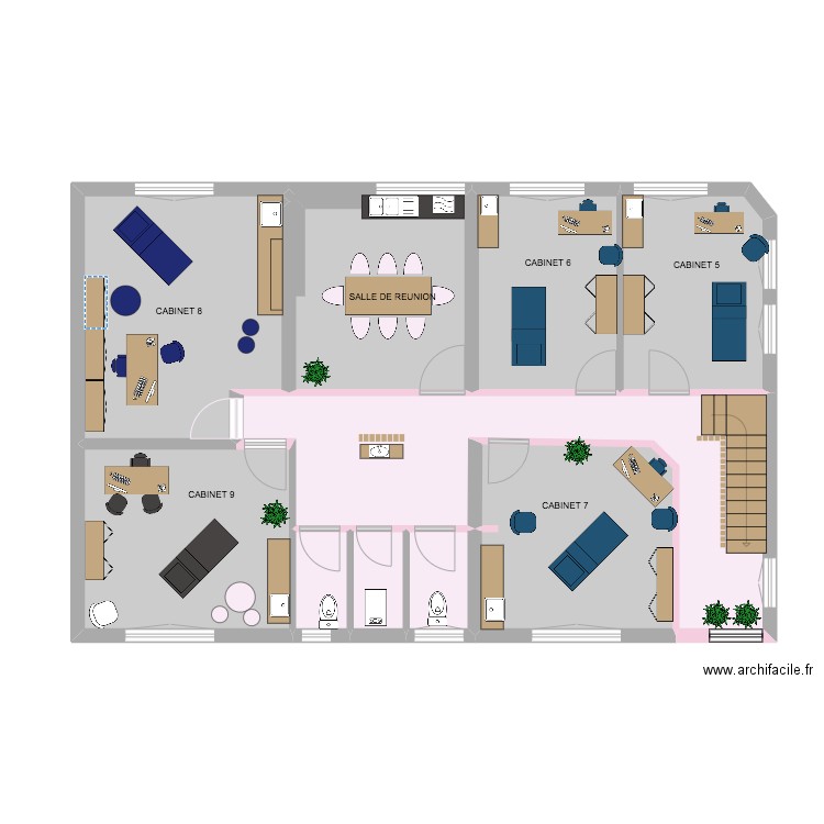 Centre médical 1 ER ETAGE. Plan de 0 pièce et 0 m2