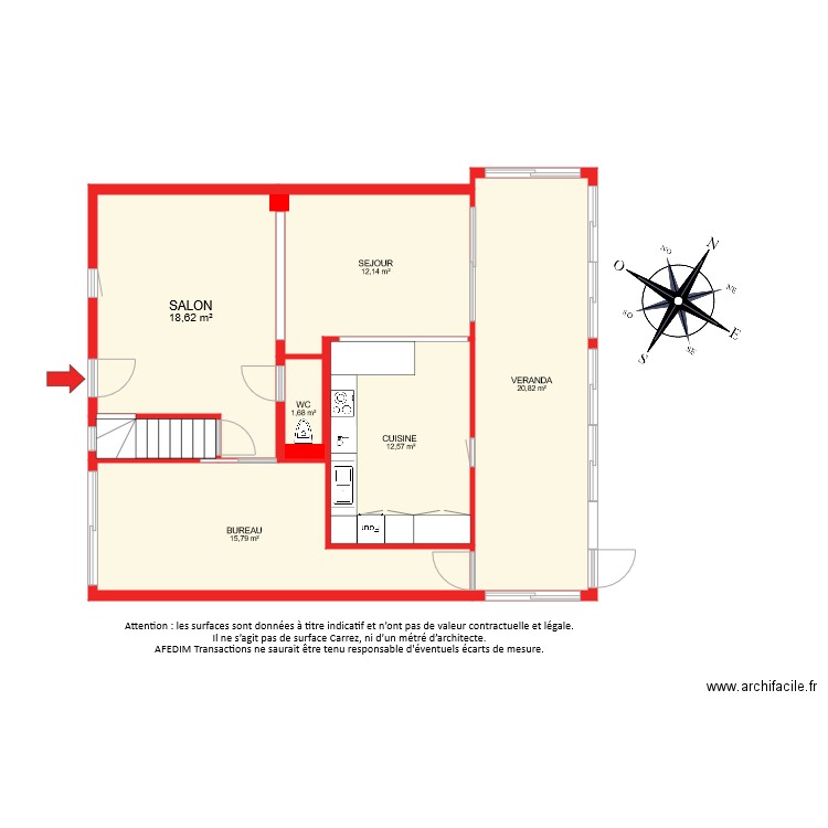 BI 6611. Plan de 0 pièce et 0 m2