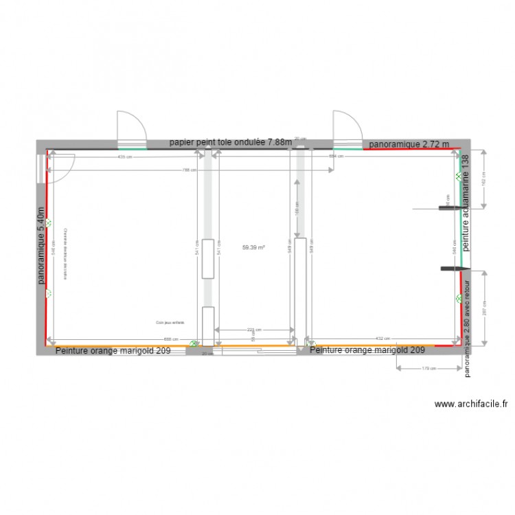 PEINTURES PETIT DEJEUNER. Plan de 0 pièce et 0 m2