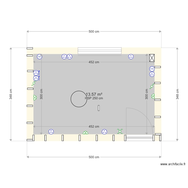 Projet Bureau Nathalie M Structure et Elec. Plan de 0 pièce et 0 m2