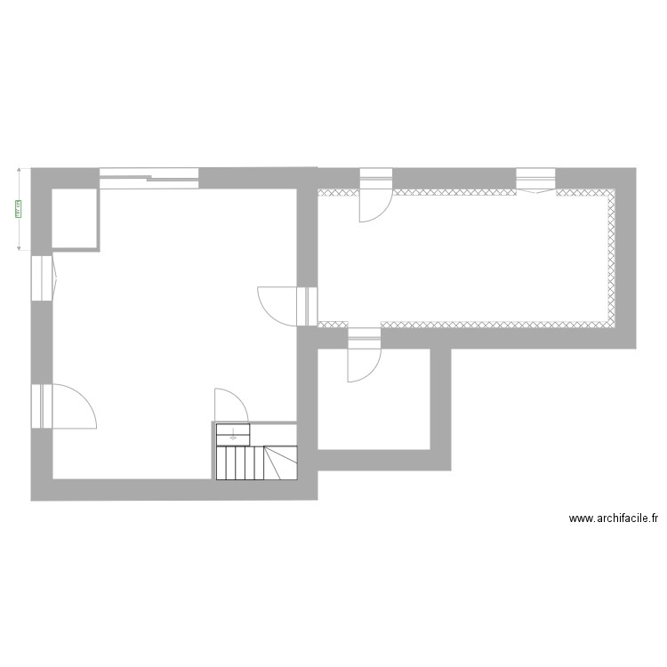 guy rdc. Plan de 0 pièce et 0 m2