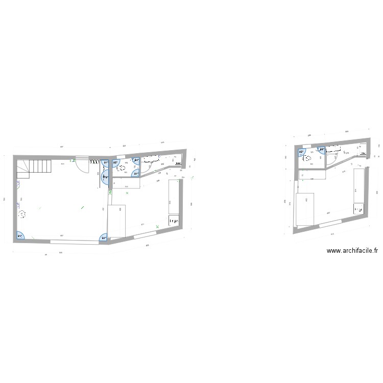 Plan RdC electricité . Plan de 0 pièce et 0 m2