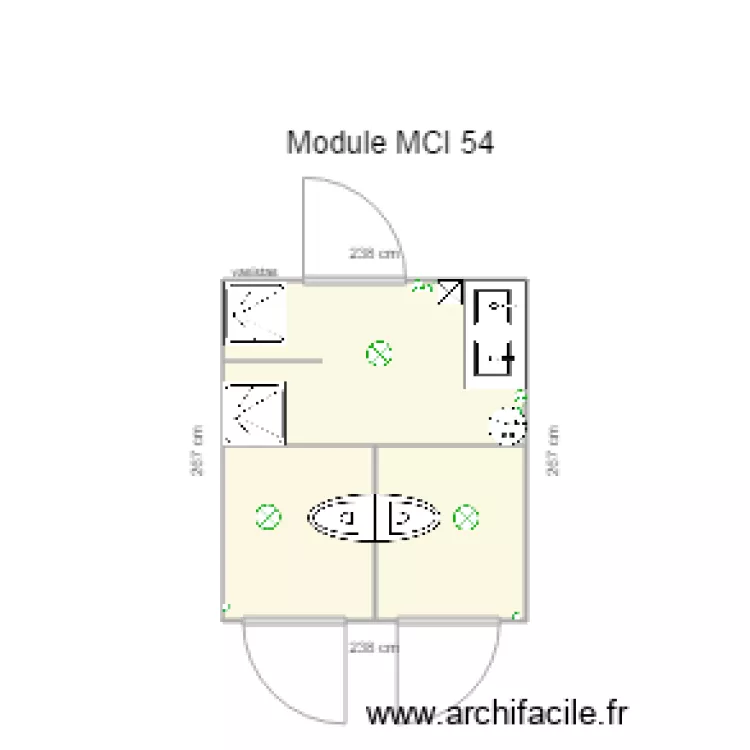 Module MCI 54 . Plan de 
